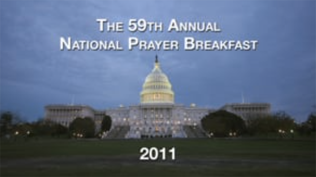 National Prayer Breakfast 2011