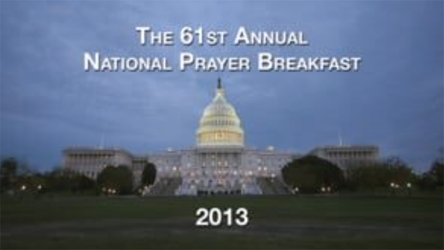 National Prayer Breakfast 2013