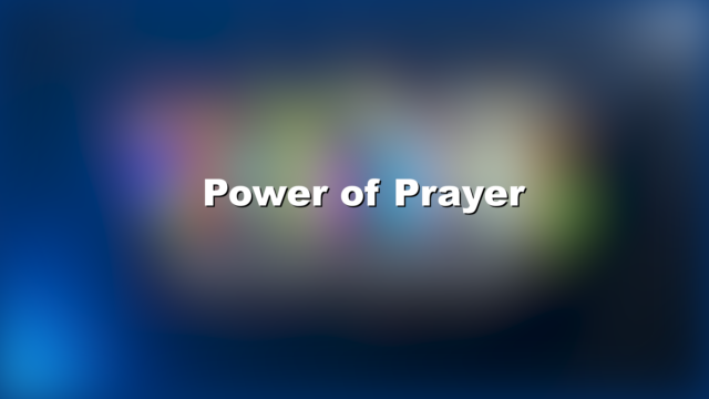The Power of Prayer Hiskey's